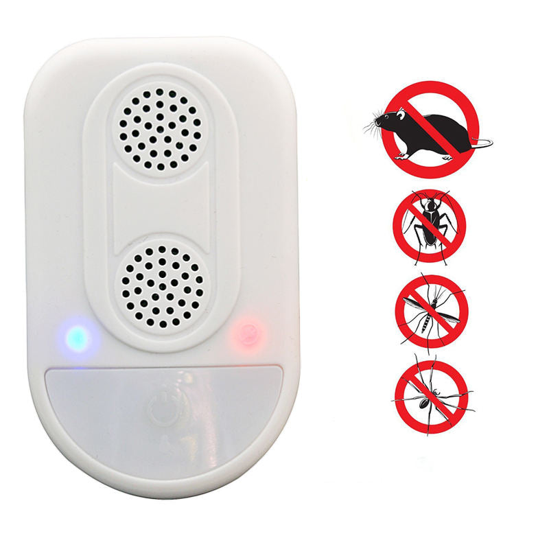 Advanced Ultrasonic Pest Repeller – Twin Speaker Protection for Your Home