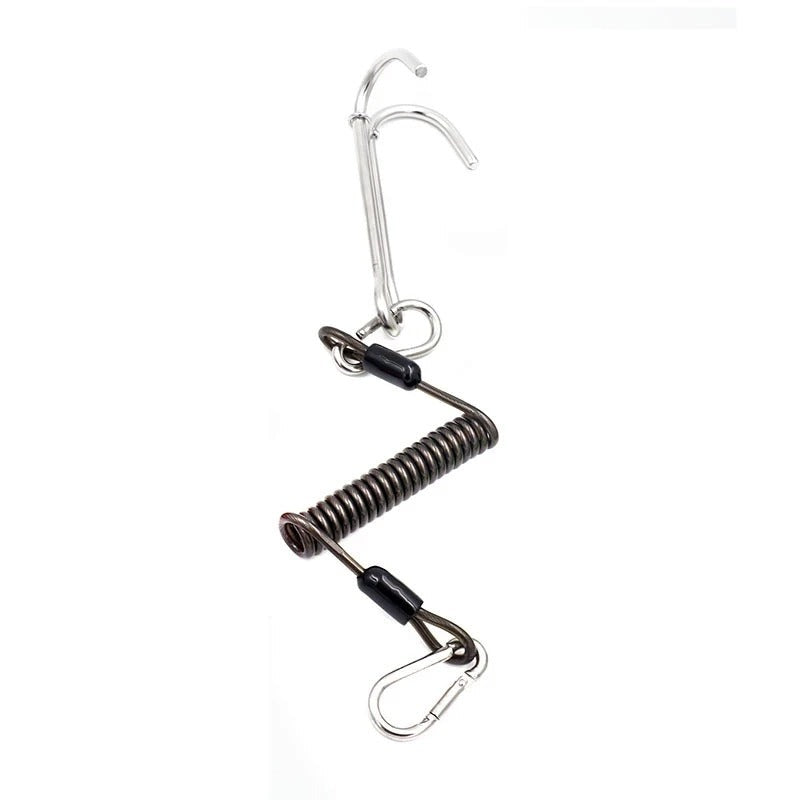 Stainless Steel Reef Hook for Diving Black