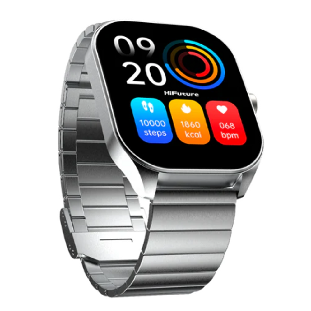 HIF81404 - HiFuture FutureFit APEX Stainless smartwatch Silver