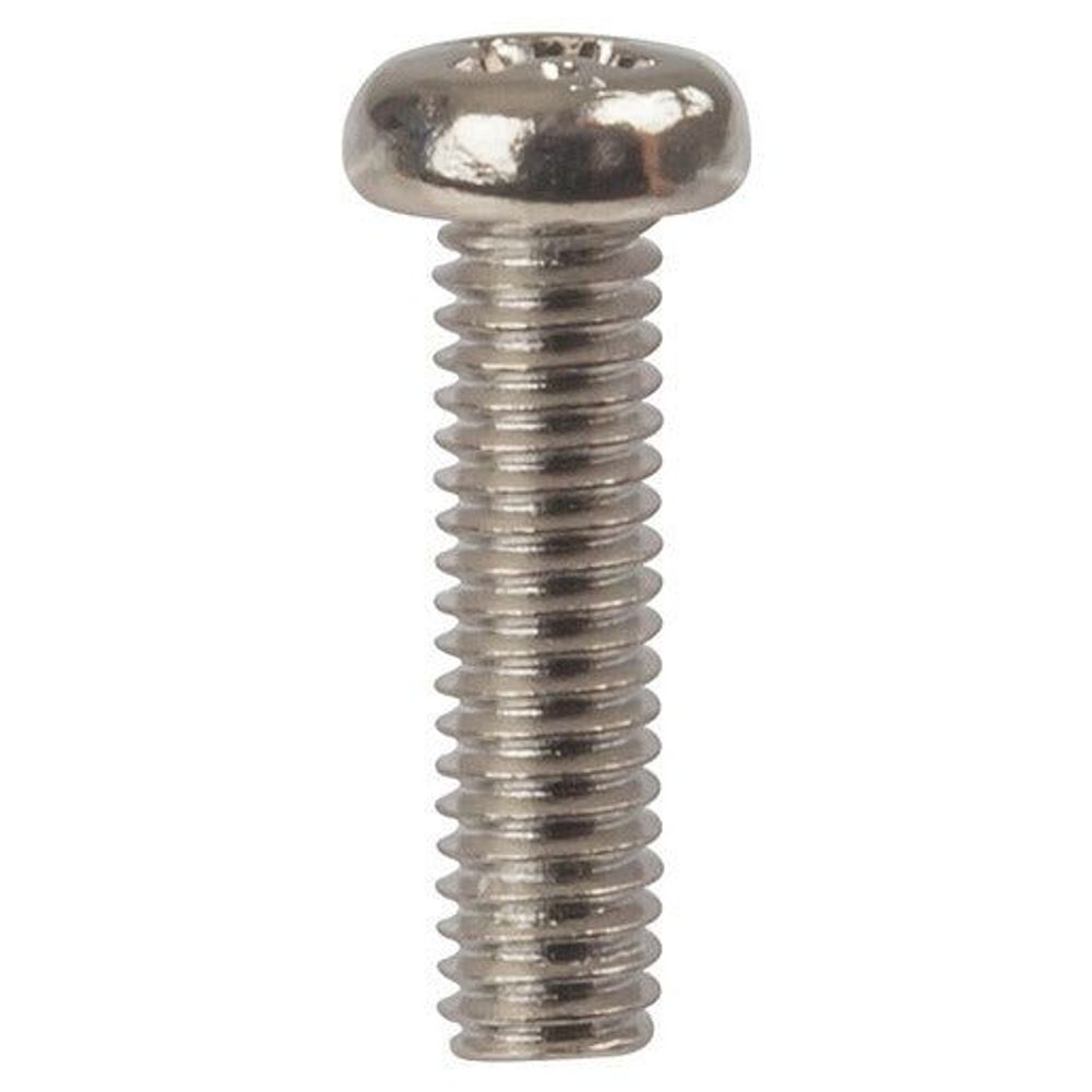 HP0453 15mm x M4 Round Phillips Head Steel Screws - Pack of 25