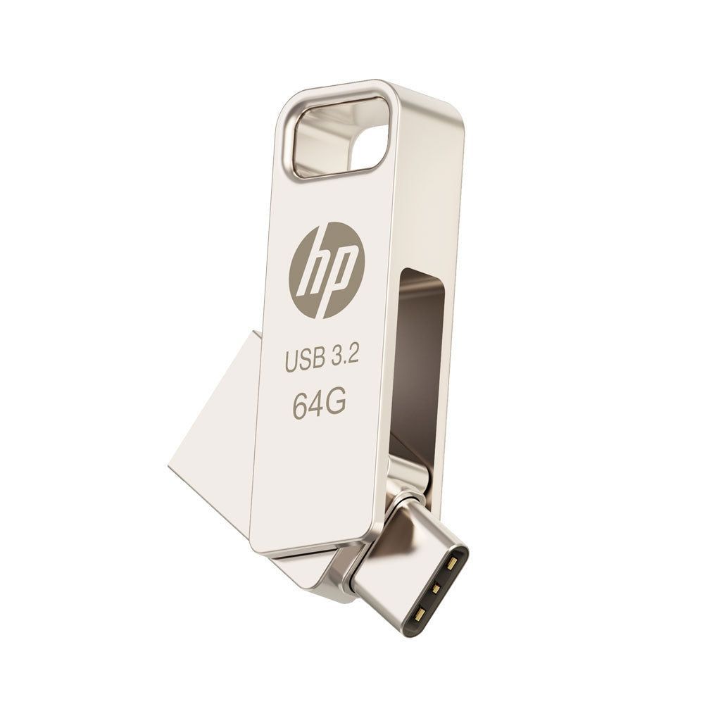 HPFD206C-64 - HP x206c OTG, Type-C USB 3.2, 64GB, Dual Flash Drive