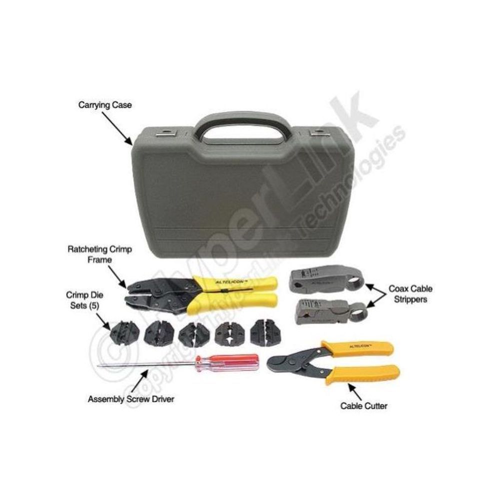 HT-KIT-01 - Coax Cable Crimp and Strip Tool Kit