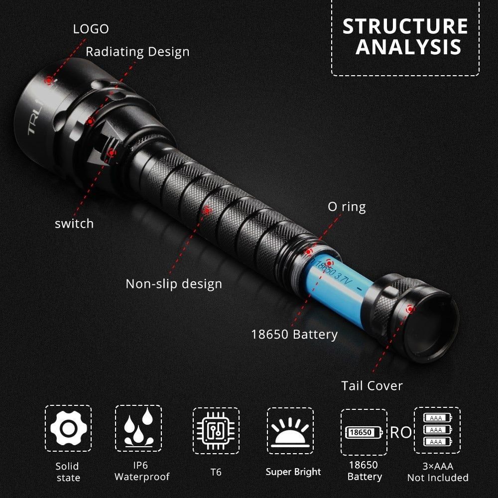 BrightBuddy Dive Torch 100m