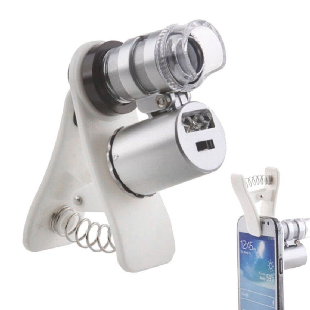 Handheld Mini Pocket 60x Microscope Loupe Jeweler | TECH SUPPLY SHED