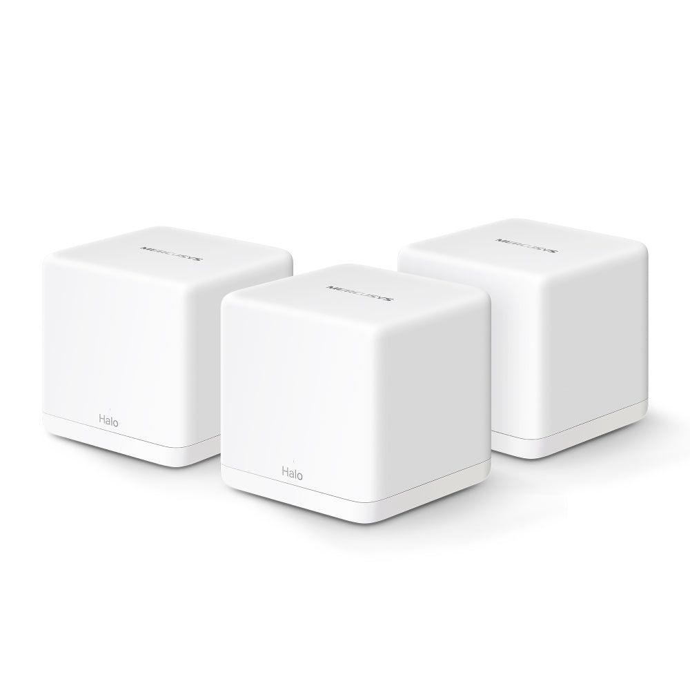 MER-HALOH60X-3P - Mercusys Halo H60X AX1500 Whole Home Mesh WiFi 6 System - 3 Pack