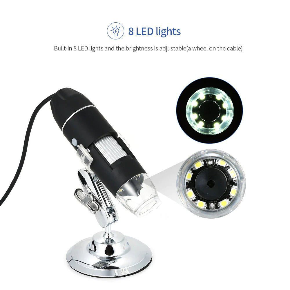 Usb Mouse Magnifier 1600X USB Digital Microscope Camera Magnifier | TECH SUPPLY SHED