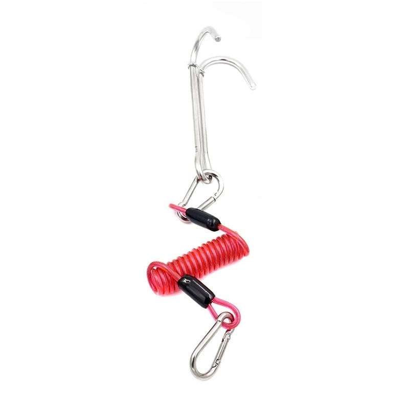 Stainless Steel Reef Hook for Diving Red
