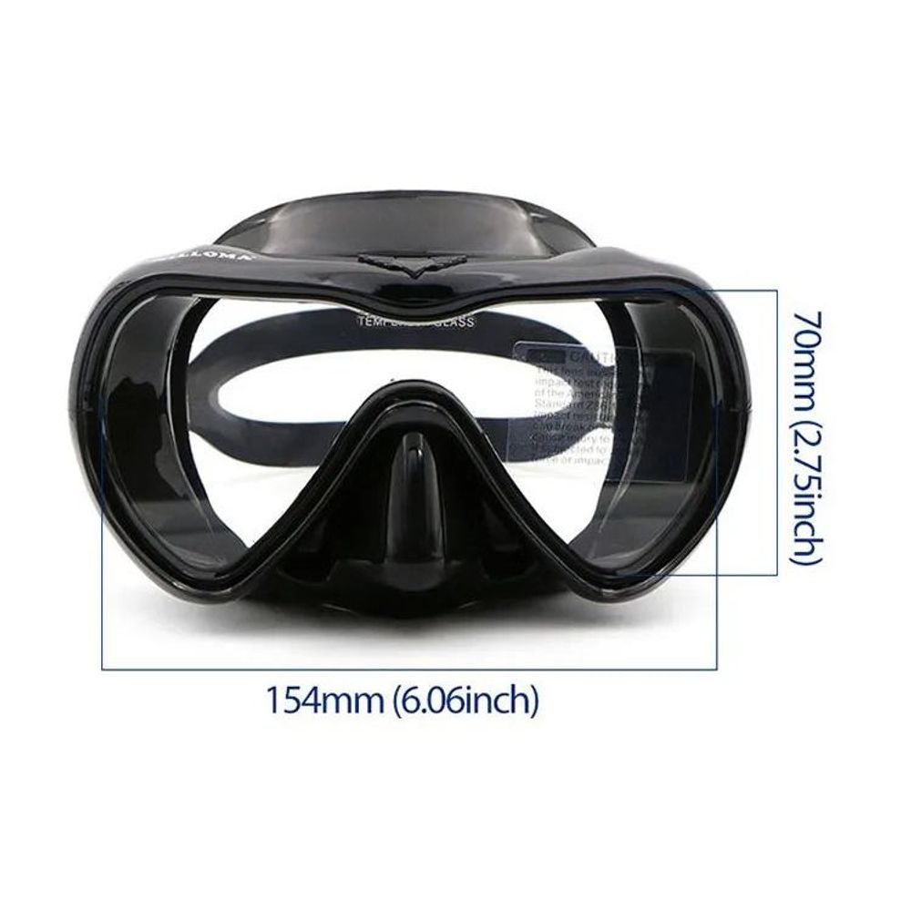 Silicone Freediving Mask
