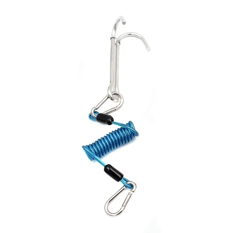 Stainless Steel Reef Hook for Diving Blue