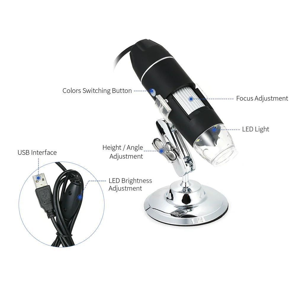 1600X USB Digital Microscope Camera Magnifier | TECH SUPPLY SHED