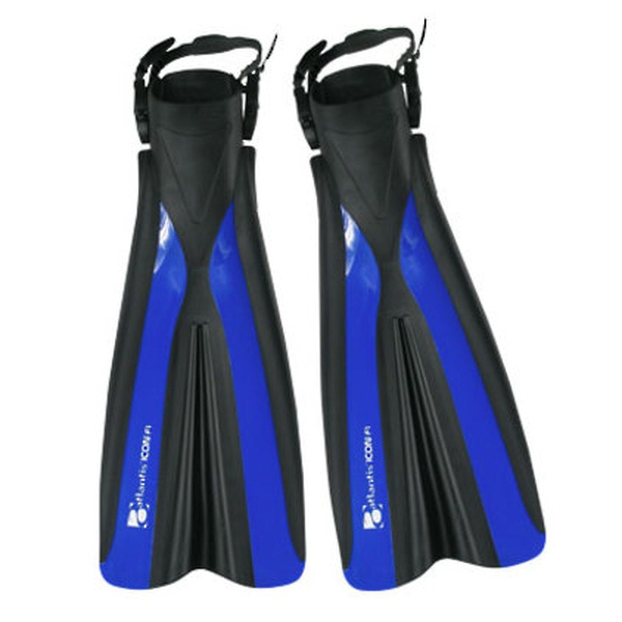 Atlantis Economy Dive Fins - Blue XL XXL