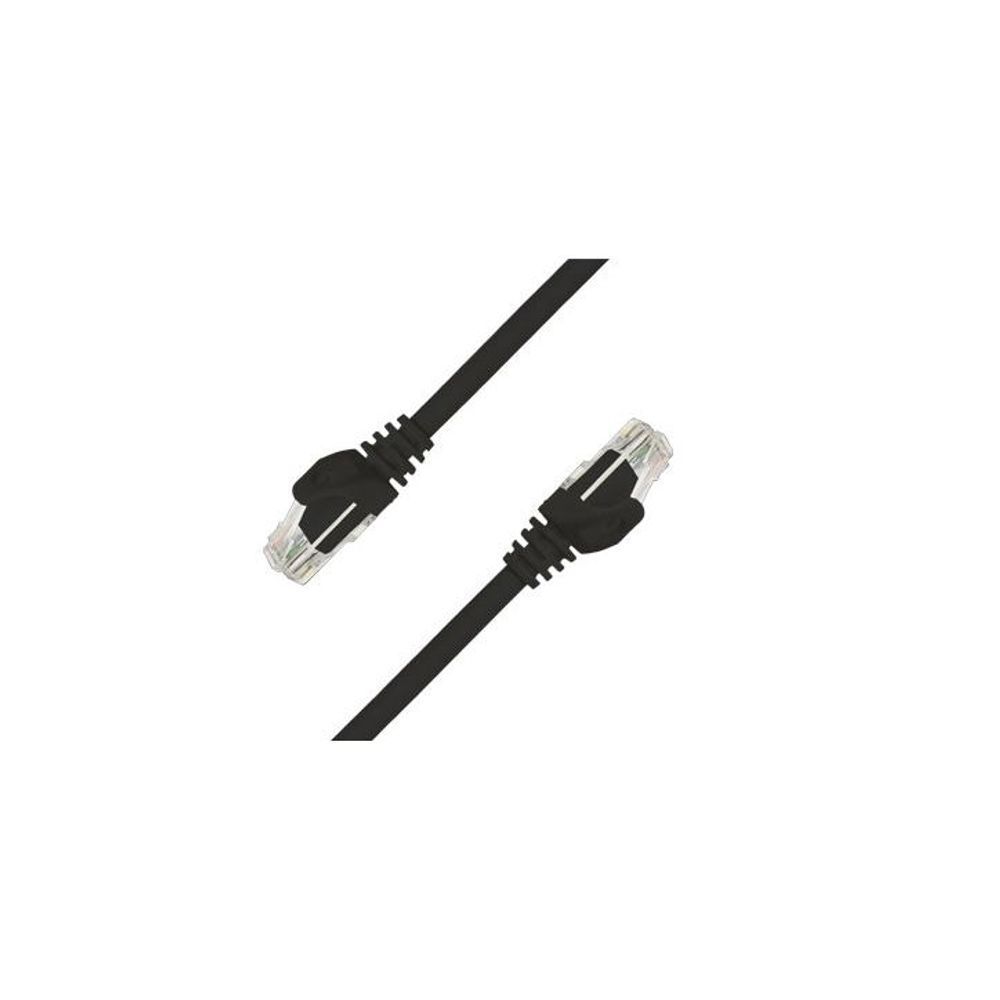 IPL-UTP6-BK-1 - 1 Metre Cat6 UTP Indoor Ethernet Cable - Black