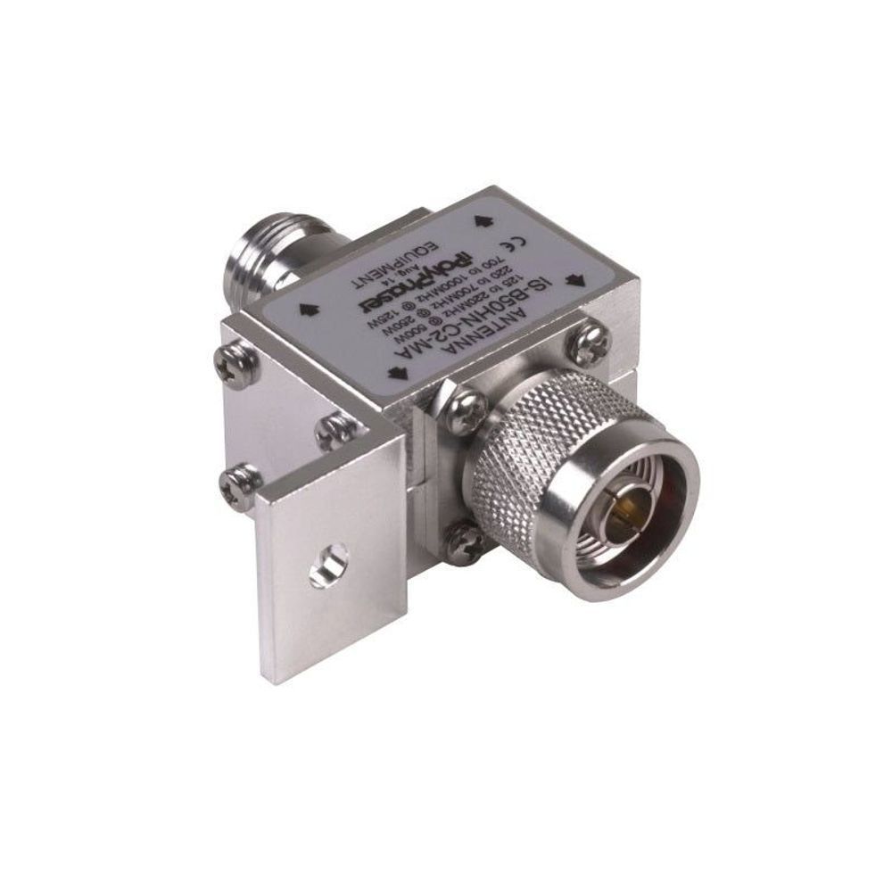 IS-B50LN-C2-MA - PolyPhaser IS-B50LN-C2-MA N-Male to N-Female 10MHz to 1GHz DC Coax Blocking Surge Protector