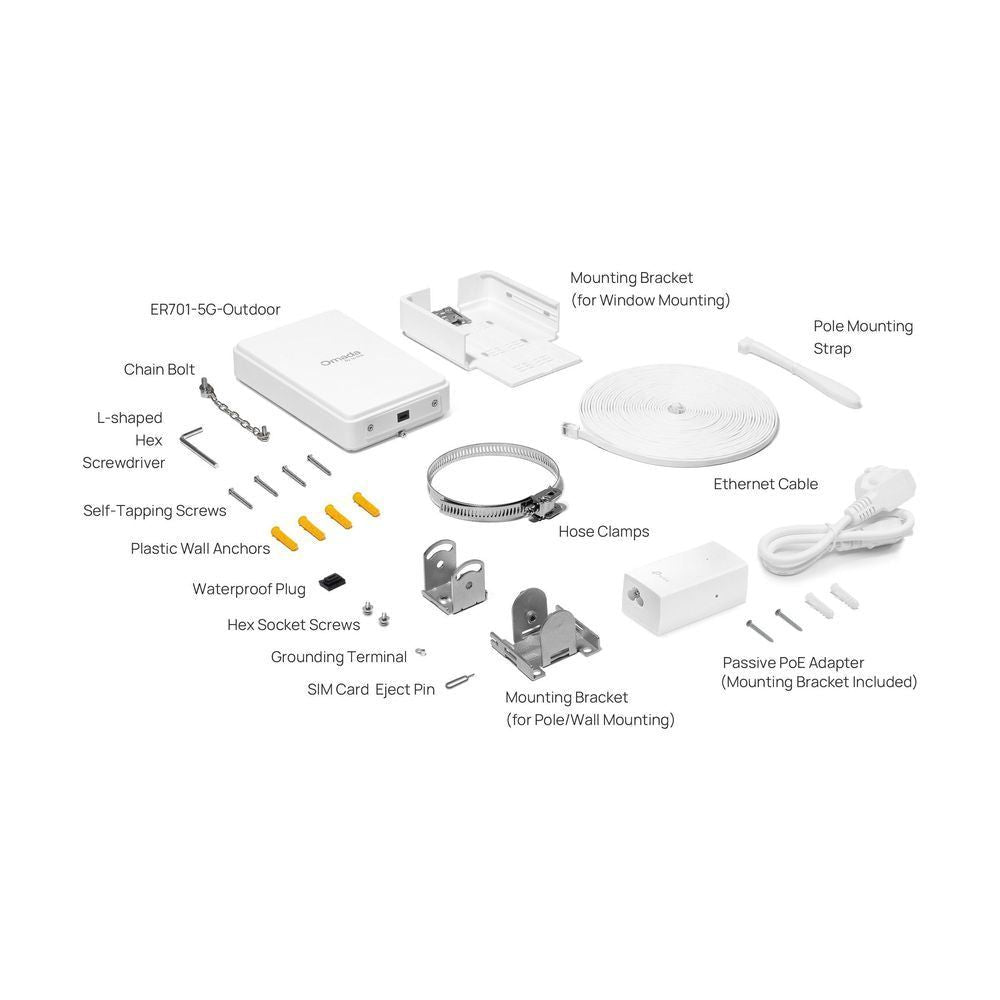 TP-Link ER701-5G-Outdoor Omada 5G Outdoor Gateway