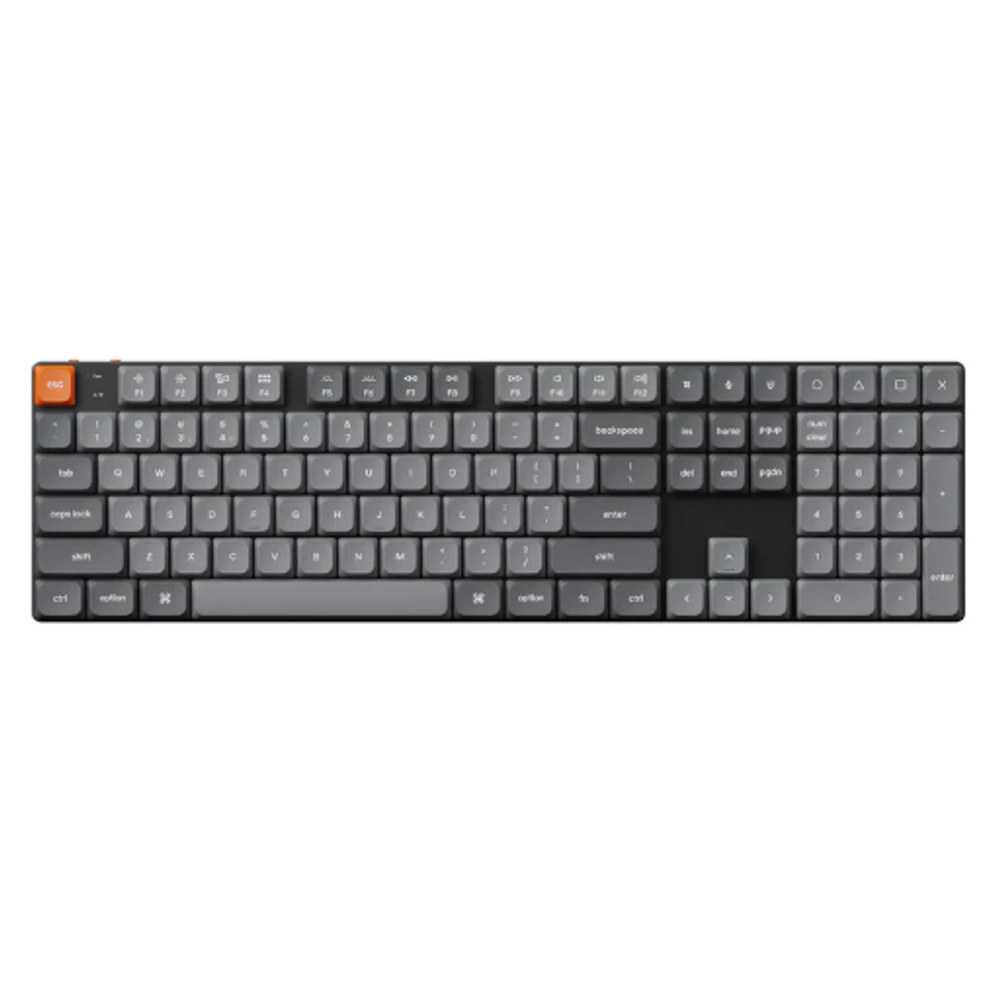 KEYC-K5M-B1 - Keychron K5M-B1 100% Red Switch RGB Black QMK/VIA Low Profile Gateron Wireless Mechanical Keyboard