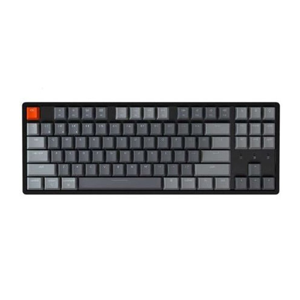 KEYC-K8-C3 - Keychron K8-C3, 80% TKL Layout 87 Keys, Browns Switch, RGB, Aluminum Frame, Gateron G Pro, Mechanical Wireless Keyboard