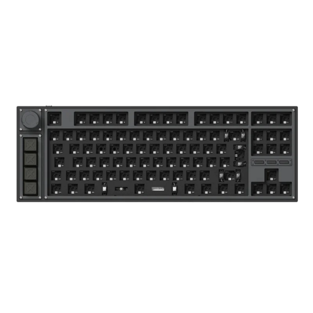 KEYC-L3-F1 - Keychron L3-M1 80% Barebone Carbon Black QMK/VIA Wireless Mechanical with Knob Keyboard