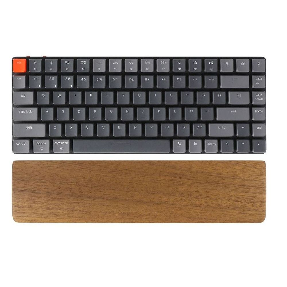 KEYC-PR4 - Keychron K3 Walnut Wood Palm Rest. Compatible with K3 / K3 Pro / K7 / K7 Pro / S1