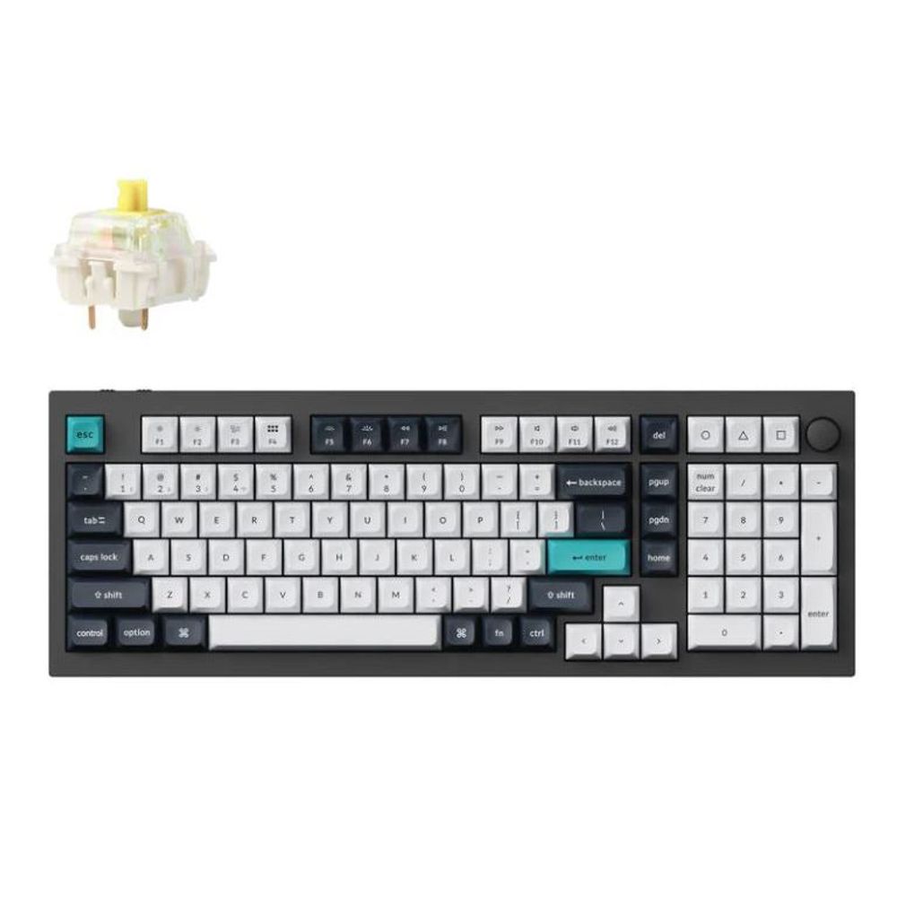 Keychron Q5M-M4 Max, 96% layout 100 Keys, Banana Switch, RGB, Black, Hot Swap QMK/VIA Gateron Wireless Mechanical Max Keyboard Default Title