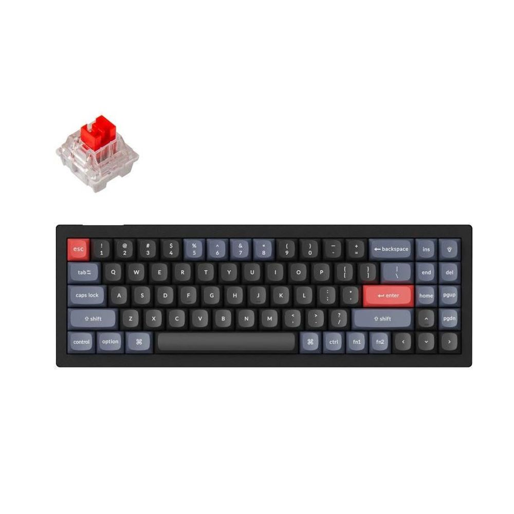 KEYC-V7-B1 - Keychron V7-B1, 70% Layout 72 Keys, Red Switch, RGB, Black ...