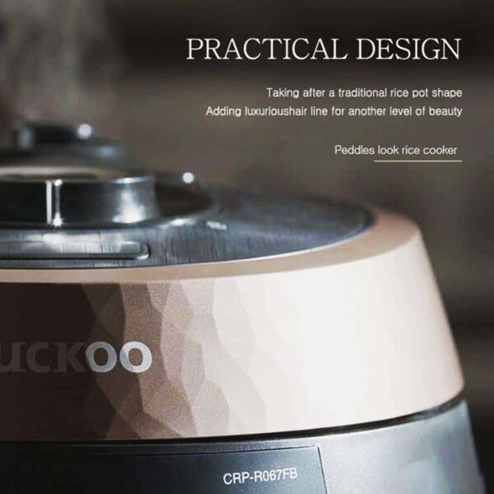 Cuckoo 6 cups High Pressure rice cooker CRP-R0607F