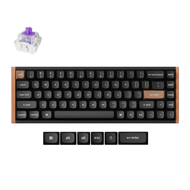 Keychron K6 HE Wireless Special Edition Black Gateron Double-Rail Magnetic Nebula Switch Keyboard Default Title