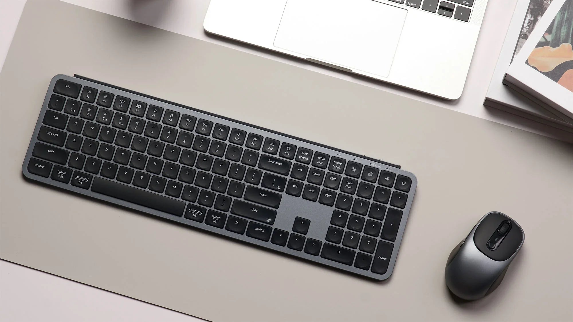 Keychron B6 Pro Keyboard and BM24 Mouse Wireless Combo - Black 100% Layout