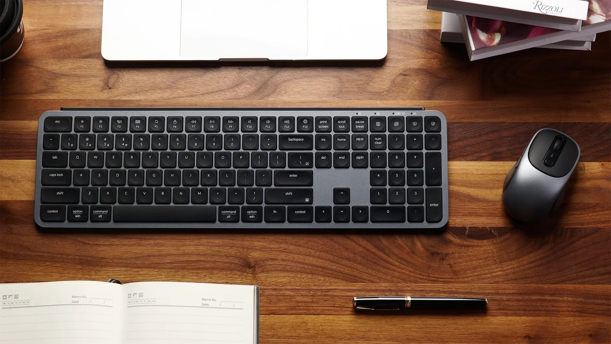 Keychron B6 Pro Keyboard and BM24 Mouse Wireless Combo - Black 100% Layout