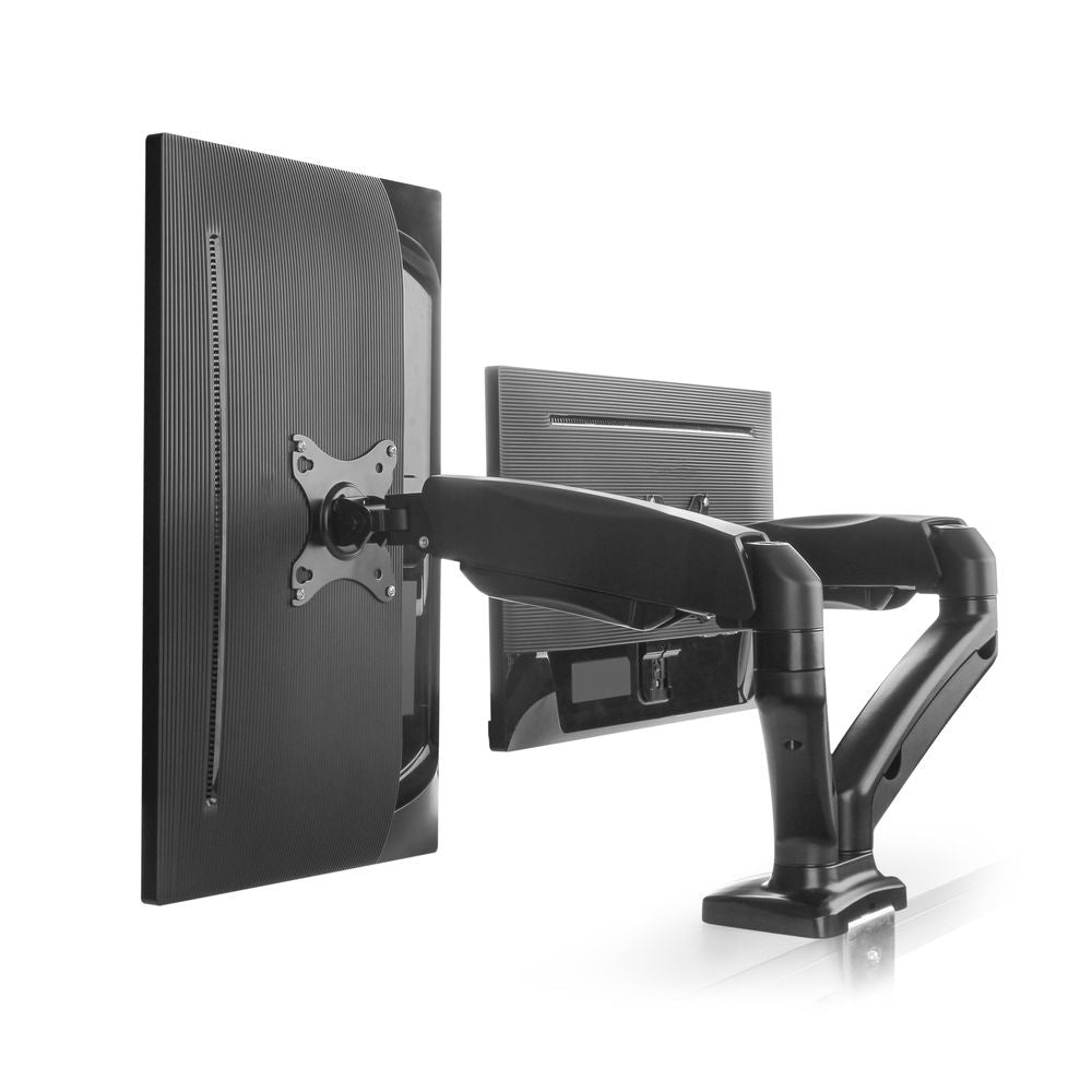 Bracom Economy Dual-Screen Spring-Assisted Monitor Arm