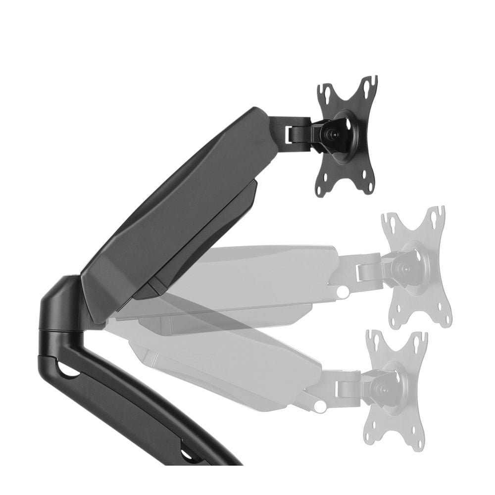 Bracom Economy Dual-Screen Spring-Assisted Monitor Arm