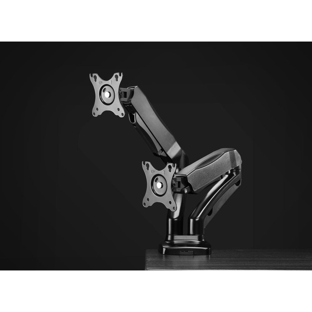 Bracom Economy Dual-Screen Spring-Assisted Monitor Arm