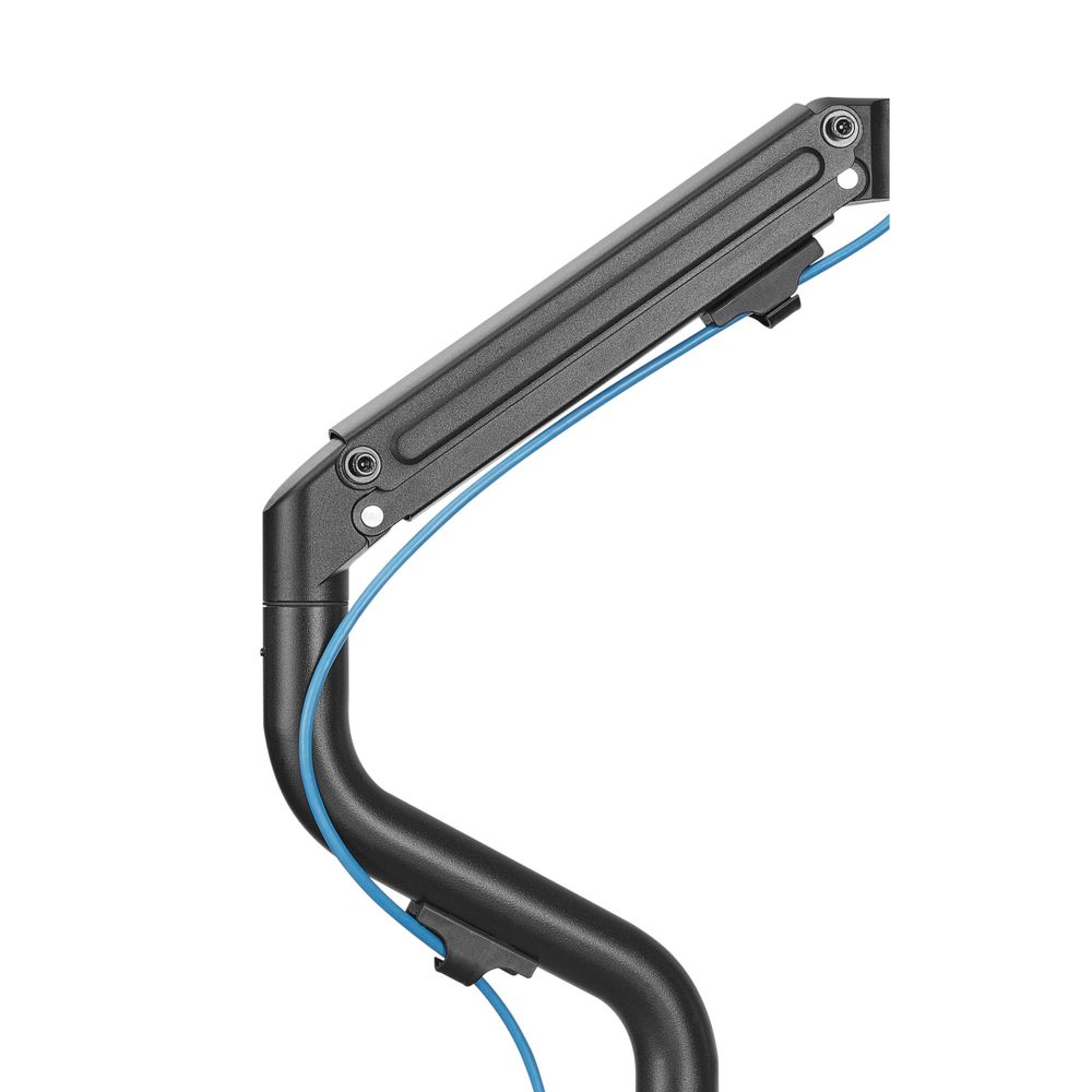 Bracom Dual Monitor Pipe-Shaped Counterbalance Spring-Assisted Monitor Arm