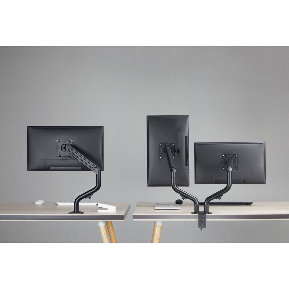 Bracom Dual Monitor Pipe-Shaped Counterbalance Spring-Assisted Monitor Arm Default Title