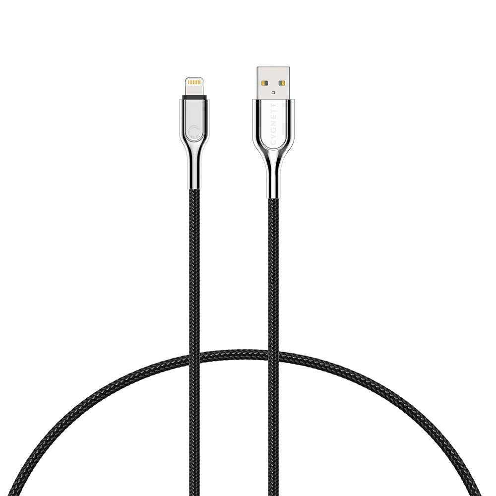 CY2671PCCAL - Cygnett Armored Lightning to USB-A Cable 3M - Black | Tech Supply Shed