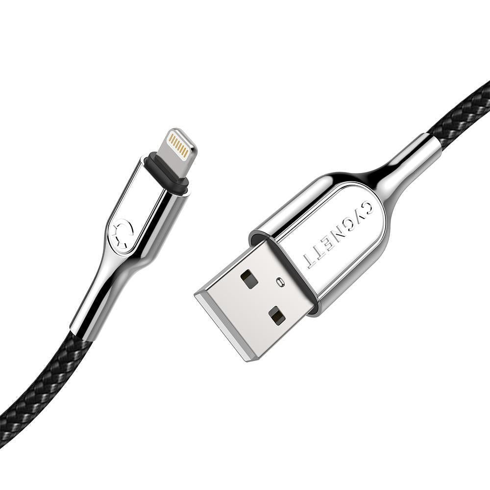 CY2670PCCAL - Cygnett Armored Lightning to USB-A Cable 2M - Black | Tech Supply Shed