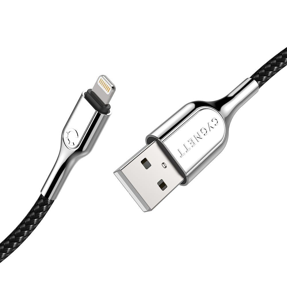 CY3953PCCAL - Cygnett Armoured Lightning to USB-A Cable 50cm - Black | Tech Supply Shed