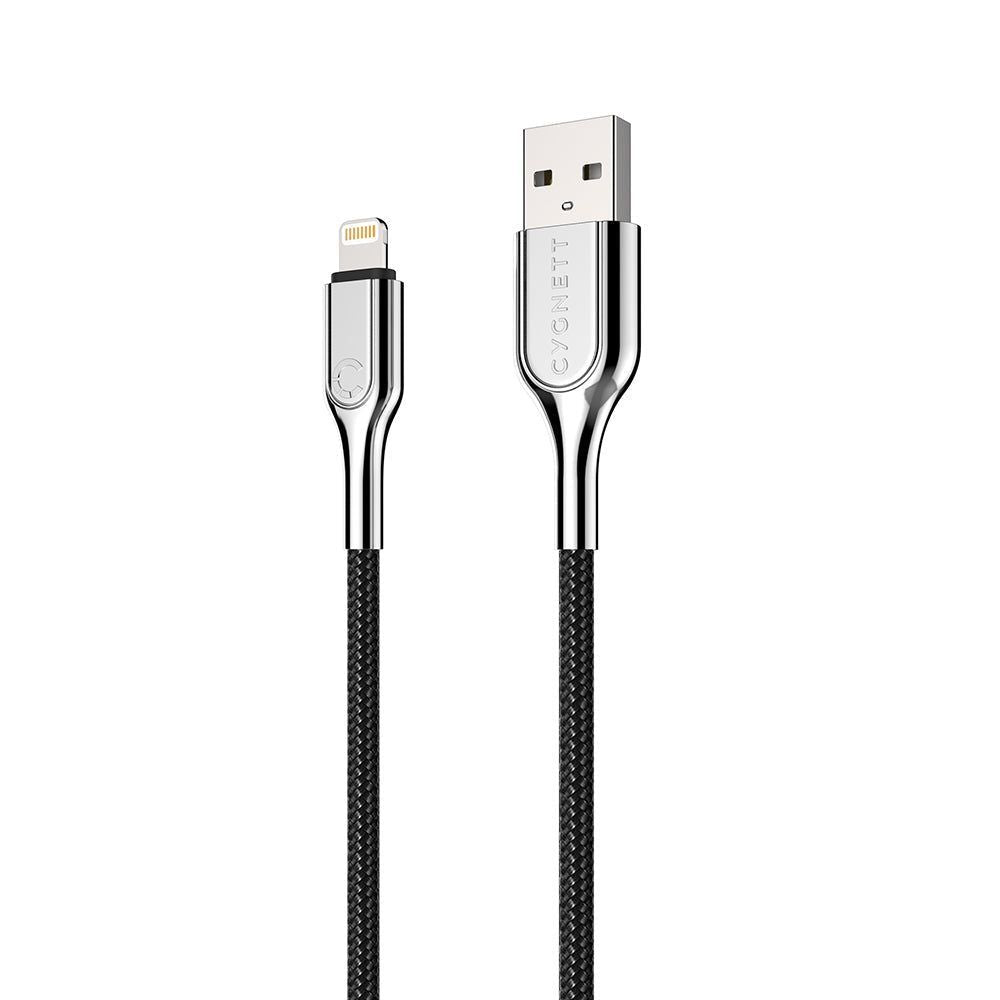 CY2670PCCAL - Cygnett Armored Lightning to USB-A Cable 2M - Black | Tech Supply Shed