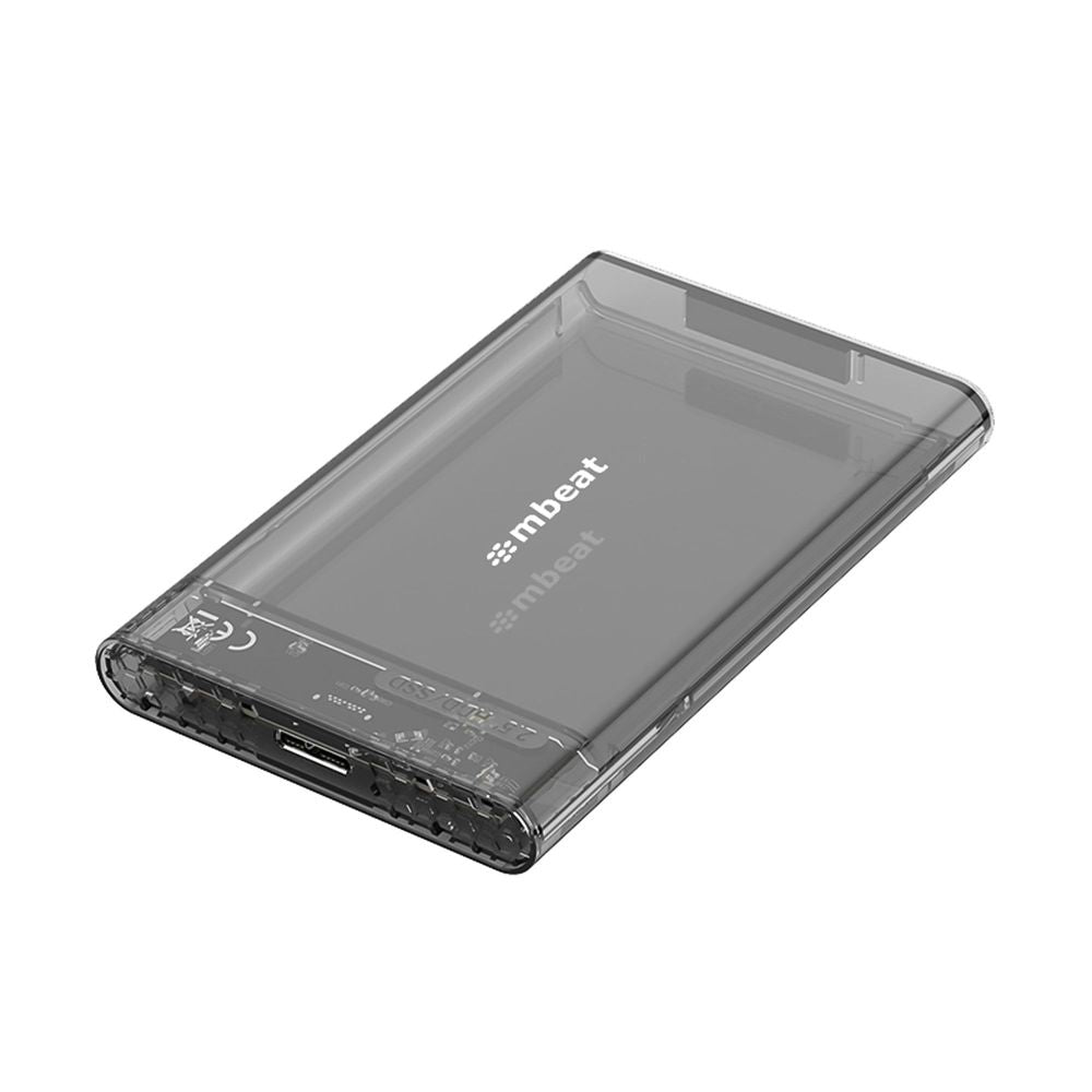 mbeat A1 See-Through Tool Free USB 3.0 2.5" SATA HDD Enclosure - Black Default Title