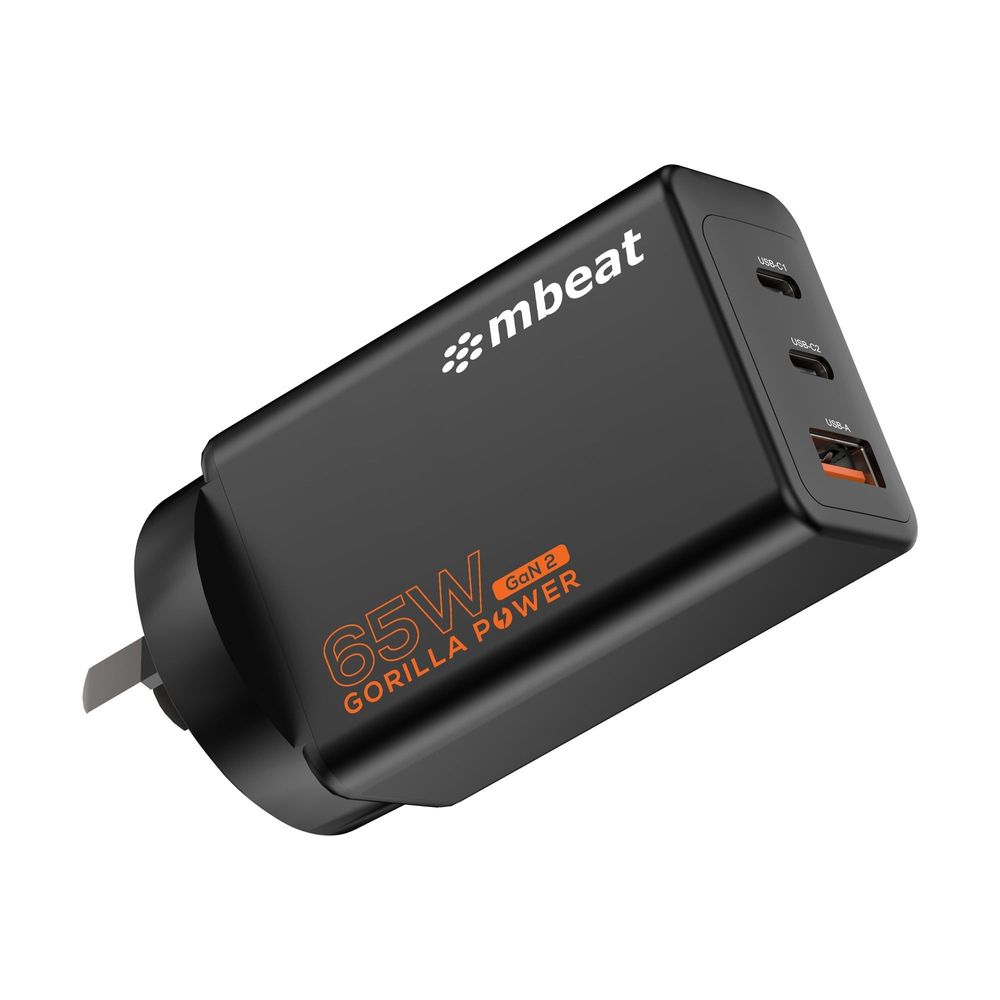 mbeat Gorilla Power PD 65W GaN II USB-C Charger Default Title