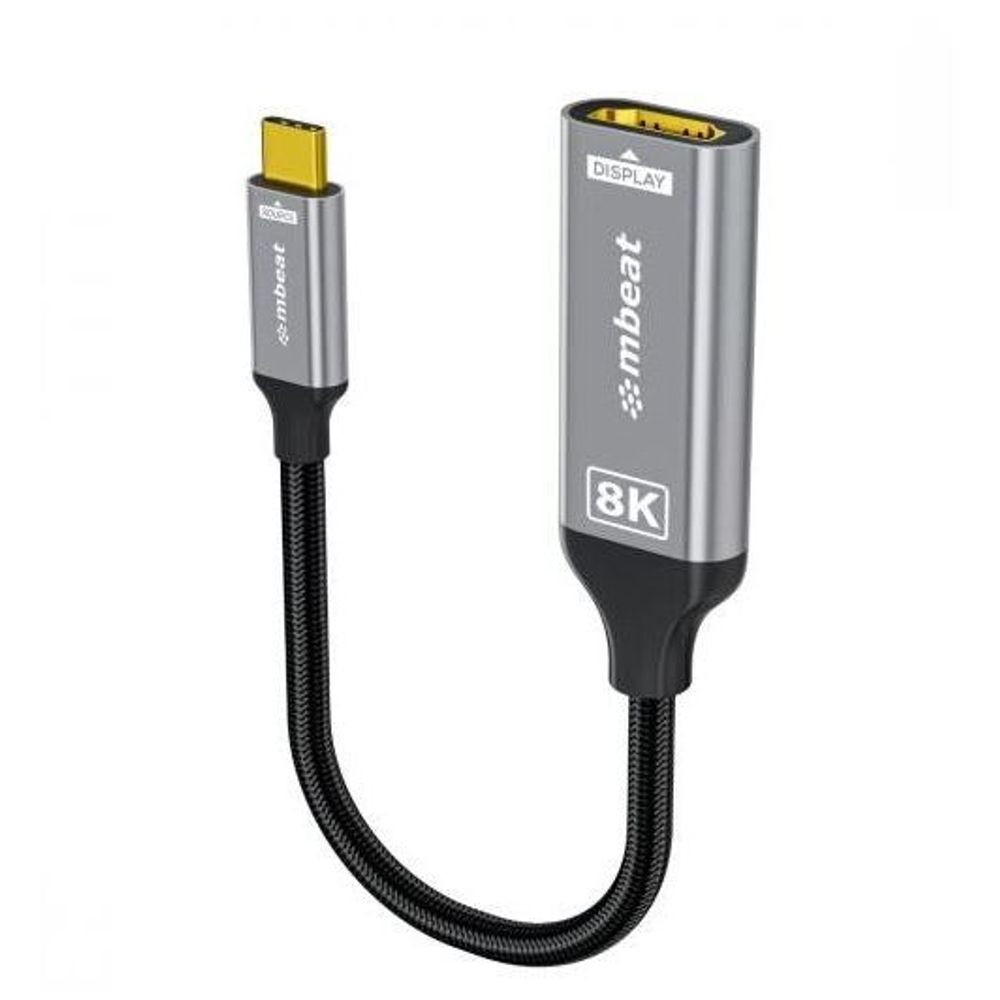 mbeat Tough Link 8K USB-C to HDMI Adapter - Space Grey Default Title