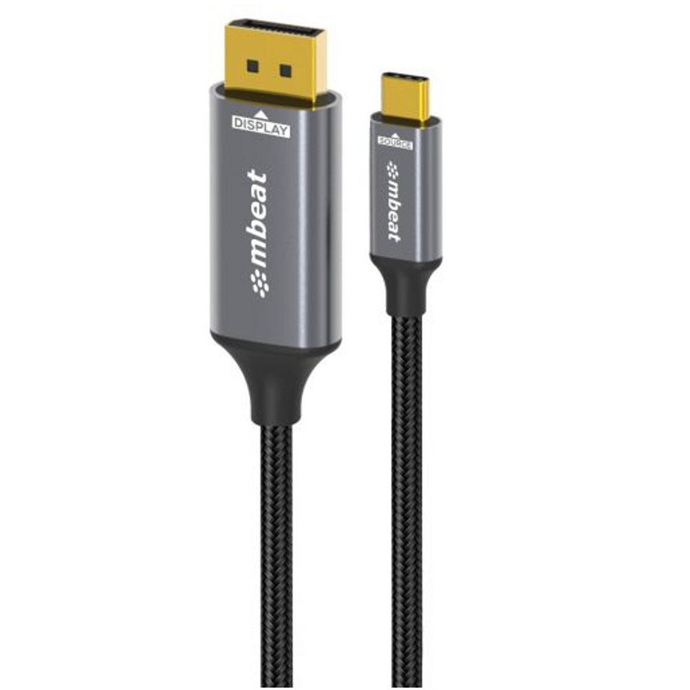 MB-XCB-8K18CDP - mbeat ToughLink 8K 1.8m USB-C to DisplayPort Cable