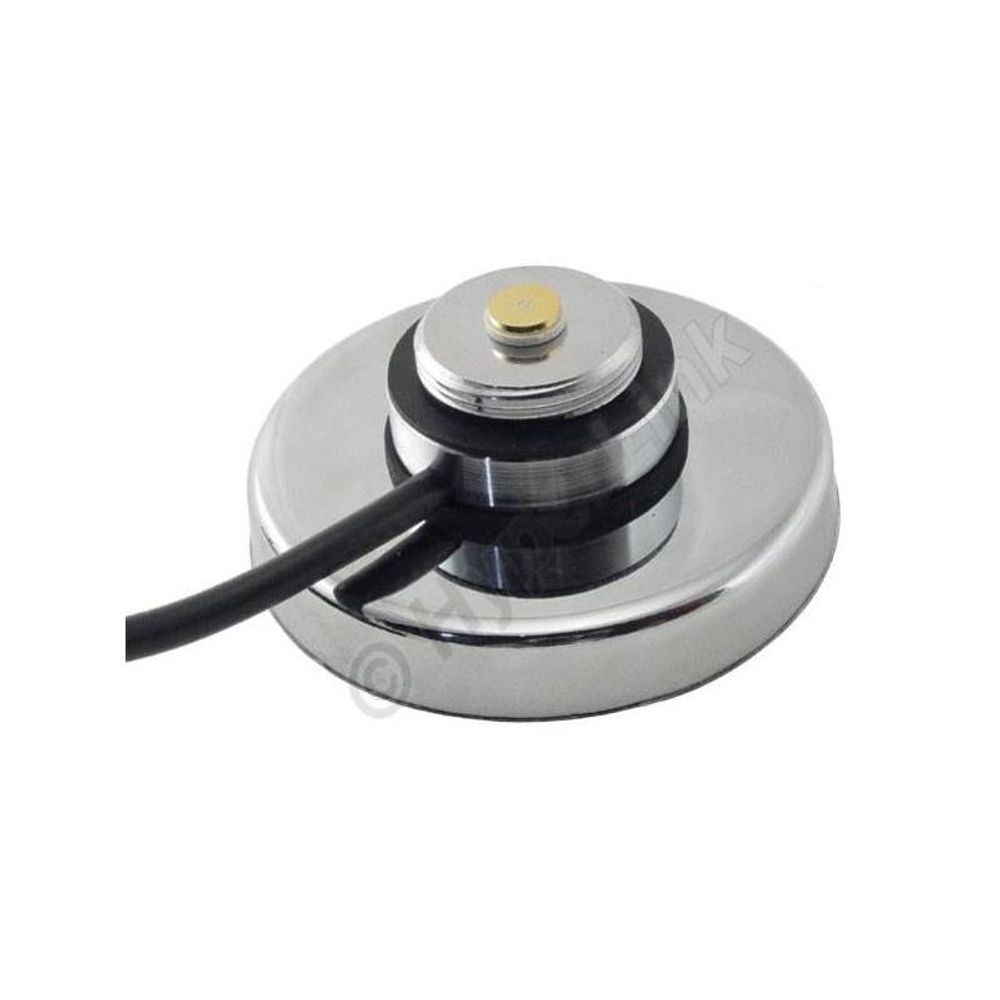 MNT-05 - L-com NMO-Series Chrome Mobile Magnetic Mount with 3m LLC195 and SMA Male Connector