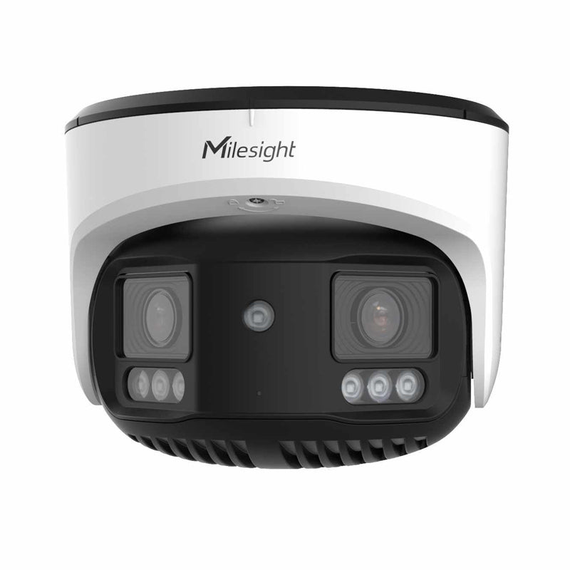 Milesight 4K NDAA AI TrueColor Dual-sensor 180° Panoramic Network Camera