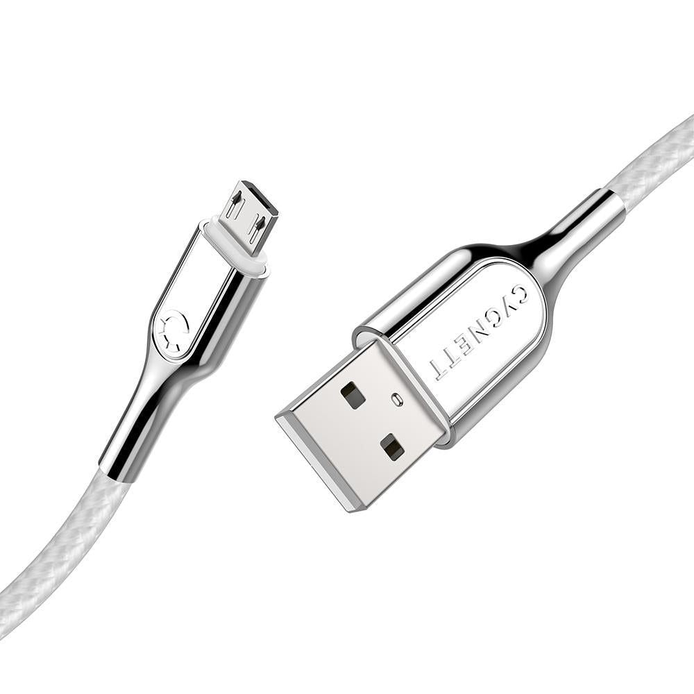CY2689PCCAM - Cygnett Armored Micro to USB-A Cable 2M -White | Tech Supply Shed