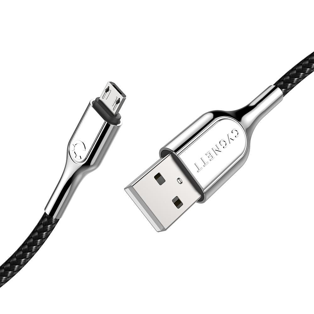 CY2672PCCAM - Cygnett Armored Micro to USB-A Cable 1M - Black | Tech Supply Shed