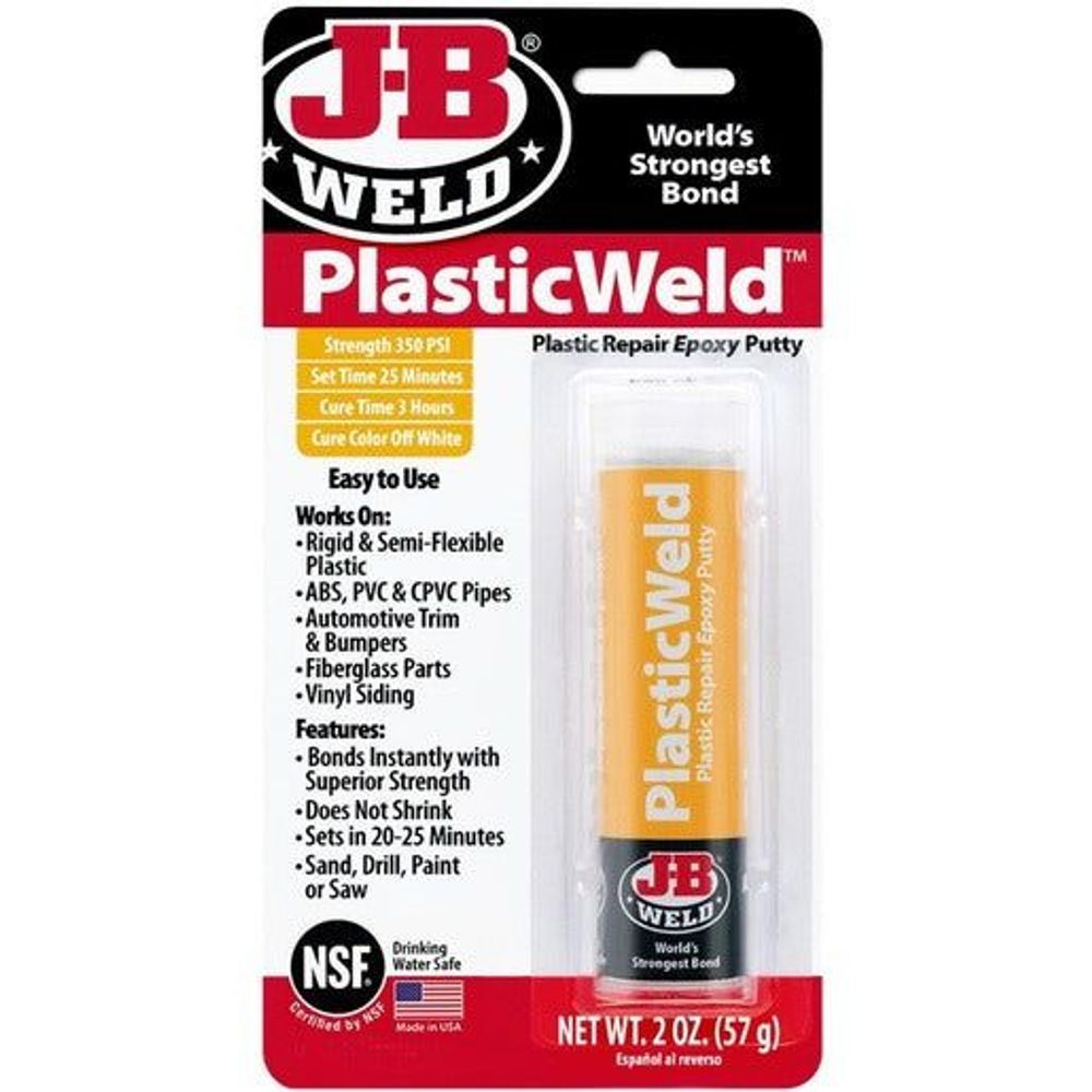 NA1526 JB Weld Kwick Plastic Epoxy Putty