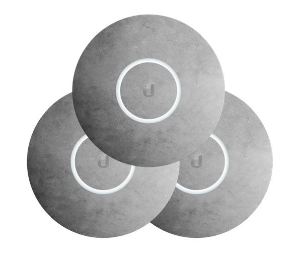 Ubiquiti Concrete Design Upgradable Casing for nanoHD, U6-Lite and U6-Plus 3-Pack