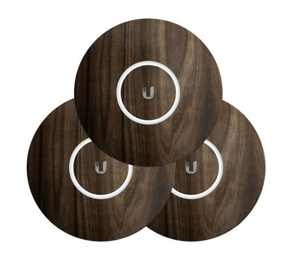 Ubiquiti Wood Design Upgradable Casing for nanoHD, U6-Lite and U6-Plus 3-Pack