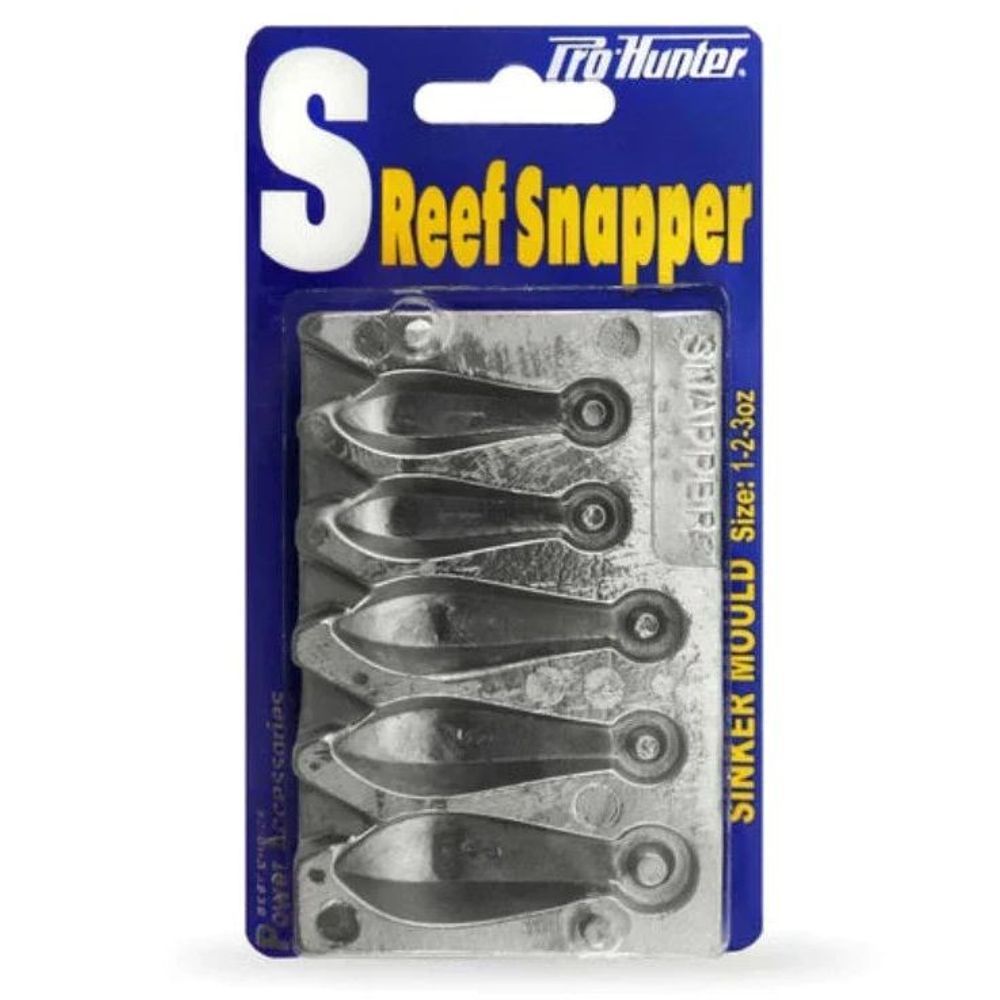 Pro Hunter Small Reef Sinker mould 1oz, 2oz, 3oz