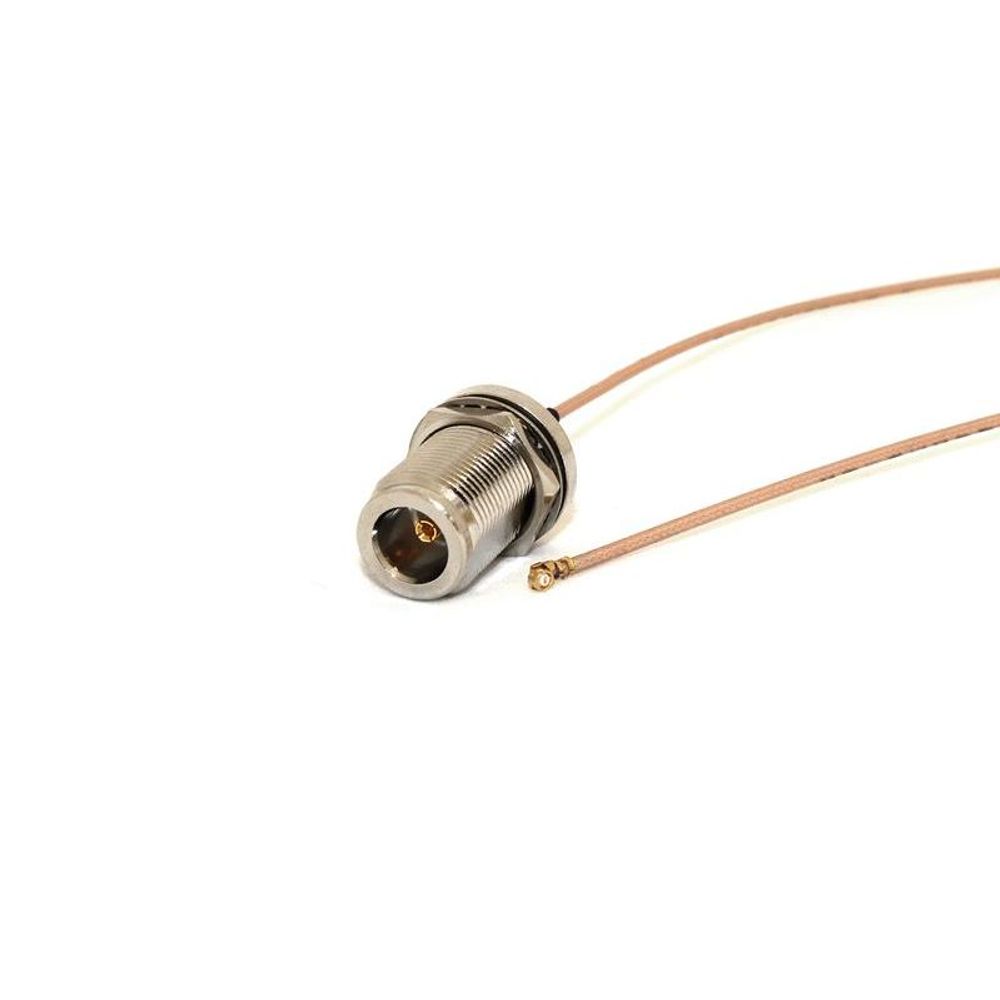 P-26 - N-Female Bulkhead to U.FL Pigtail 30cm 50 Ohm Coax Pigtail